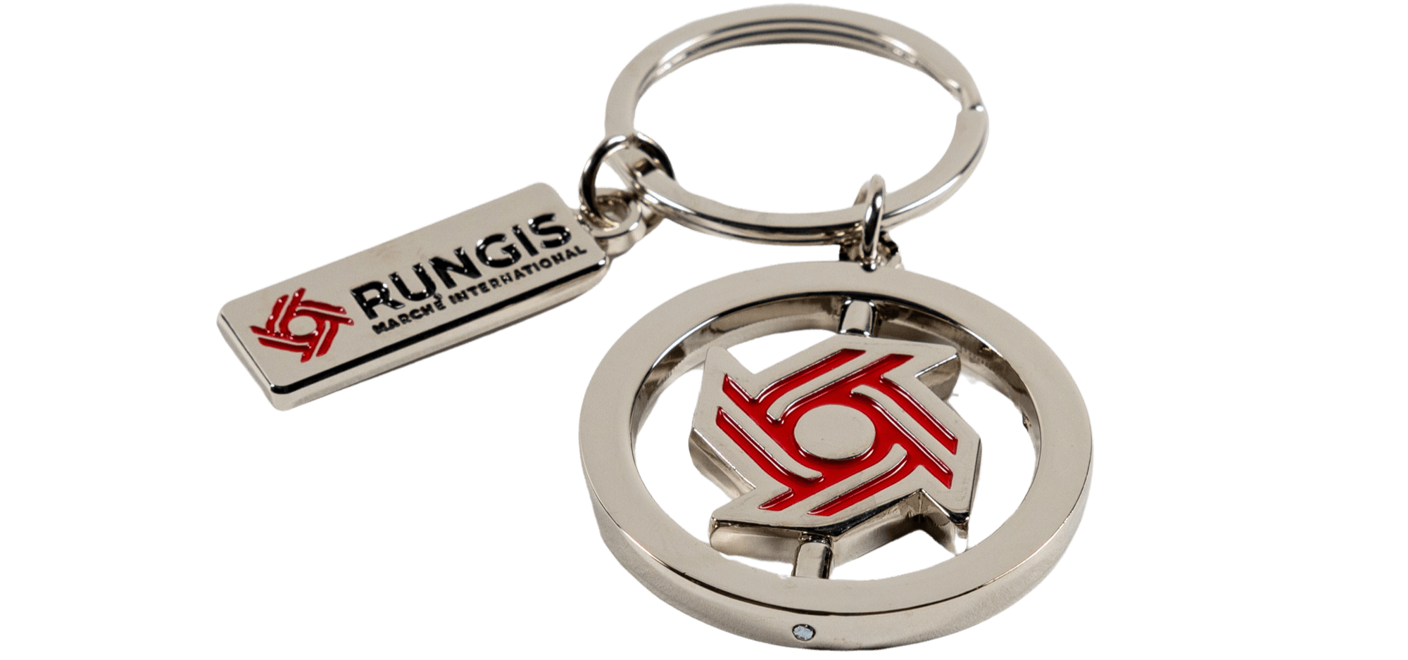 Image illustrant un porté clé avec le logo rungis 